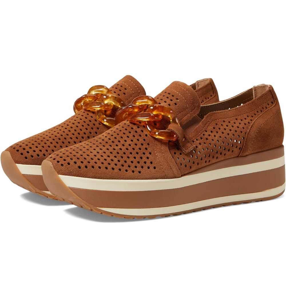 Dolce Vita Brown Platform Loafers